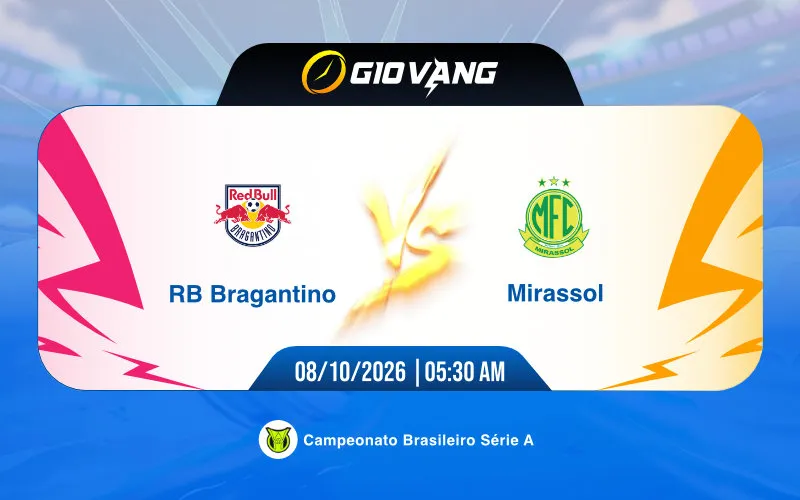Soi kèo Bragantino vs Mirassol 05h30 ngày 08/10/2026 – VĐQG Brazil