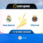Soi kèo Real Madrid vs Villarreal 02h00 ngày 11/10/2026 – La Liga